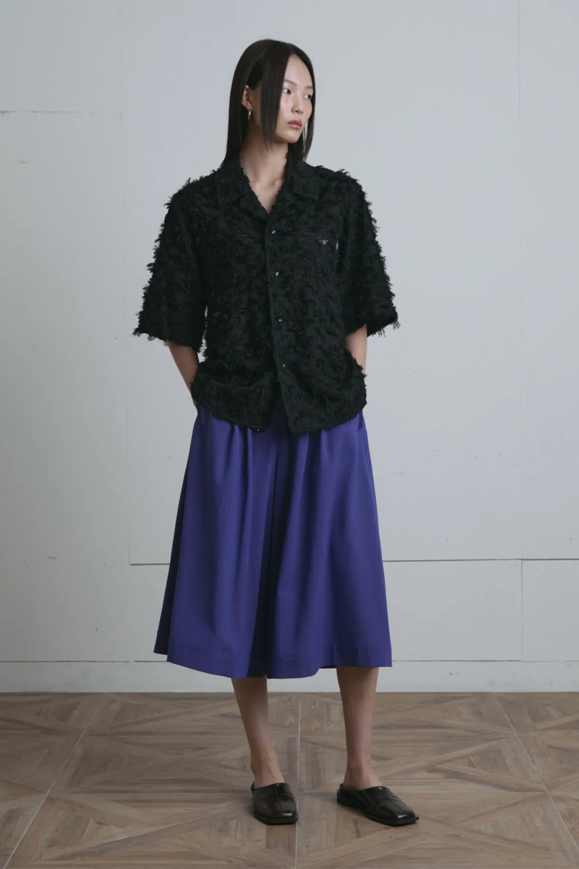 TWO TUCK CULOTTES